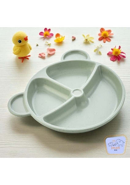 Fitifitibebe Fıtıfıtı Matt Mickey Bölmeli Mama Tabağı- Ekgıda