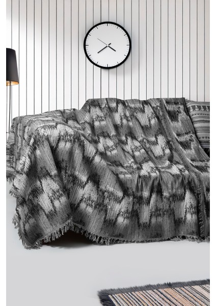 %100 Pamuklu Lüks Kaymaz Koltuk Örtüsü | Koltuk Şalı | Çok Amaçlı Örtü