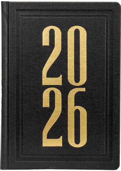 Ece-Aşiyan Siyah Düz 2 Günlük 13X18 2026