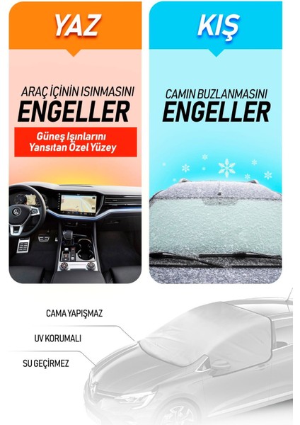 Daihatsu Charmant Uyumlu Güneş Koruyucu ve Buzlanma Önleyici Branda modelleri