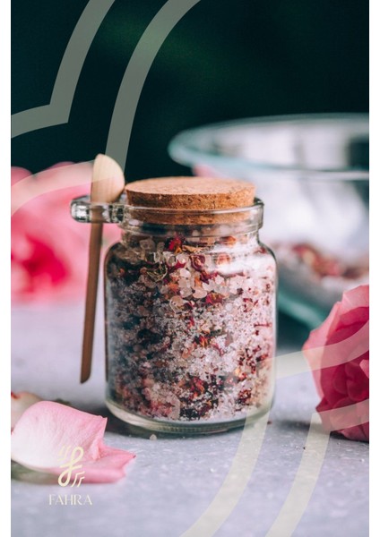 Lavantalı Gül Yapraklı Himalaya Tuzu 250G – Rahatlatıcı Duş & Banyo Karışımı fiyatları