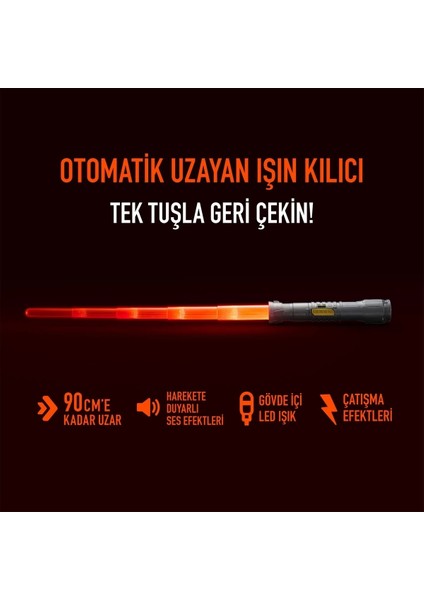 Power Saber Işın Kılıcı Kırmızı modelleri