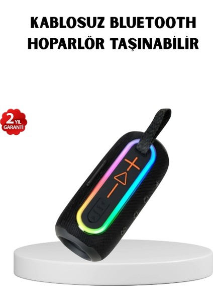 Buğz Kablosuz Hoparlör – Bluetooth 5.1, Güçlü Bas ve 10 Metre Menzil