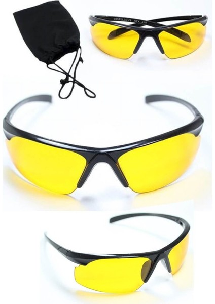 Yeni Model Anti Far Gece Görüş Gözlüğü Beyaz