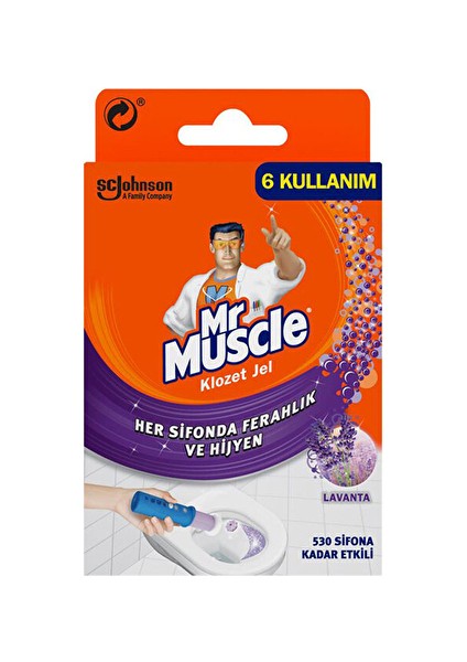 2 Adet Mr.muscle Klozet Jel Lavanta