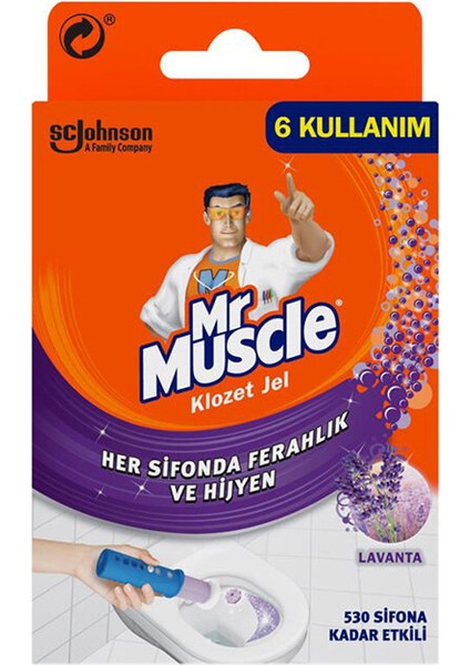2 Adet Mr.muscle Klozet Jel Lavanta fiyatları
