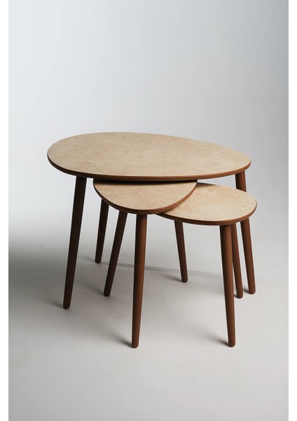 Idek Home3'lü Zigon Sehpa %100 Mdf Paris Model fiyatları