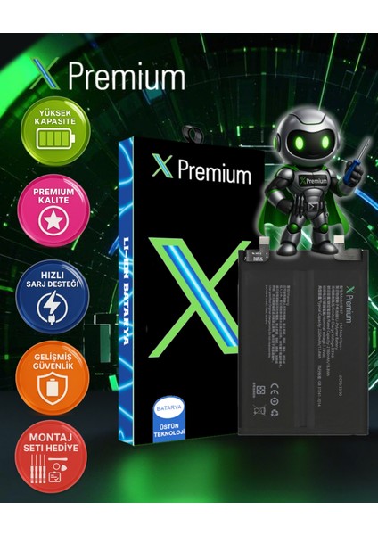 Xpremium Xiaomi Redmi Note 11PRO+ Uyumlu Batarya Pil Süper Yüksek Kalite 4500 Mah BP47