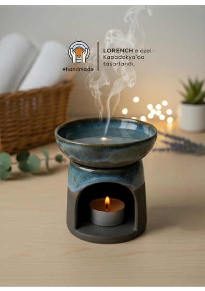 Seramik Buhurdanlık El Yapımı