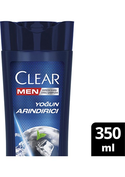 4 Adet Clear Men Kömür Etkili Yoğun Arındırıcı Bakım Şampuan 350ML