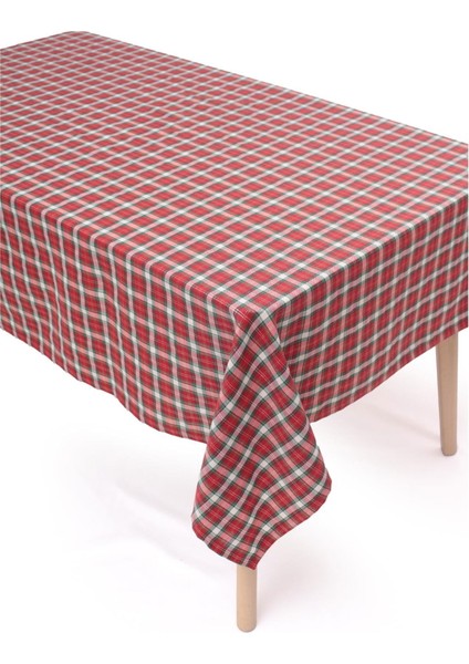 Soft Ekose Masa Örtüsü - Renkli - 160X160 cm