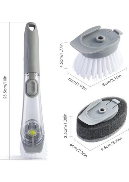 Deterjan Hazneli 2 Başlıklı Bulaşık Fırçası fırsatları