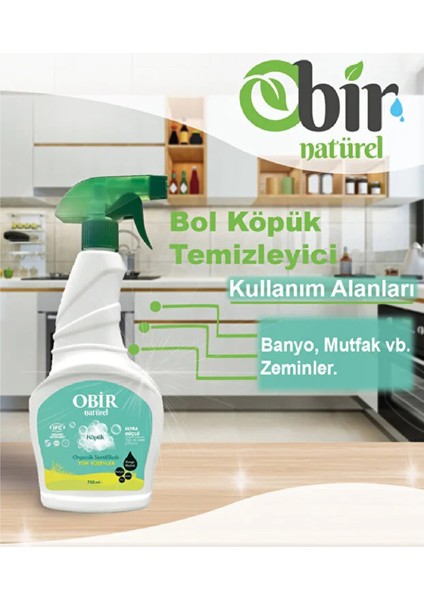 Köpük Temizleyici - Doğal Içerikli, Çok Amaçlı Temizlik 750 ml fiyatları