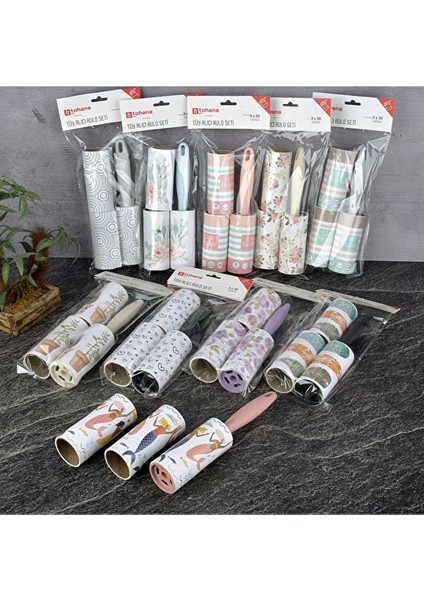 4 Adet Tohana Tüy Alcıı Rulo Bant 3'lü