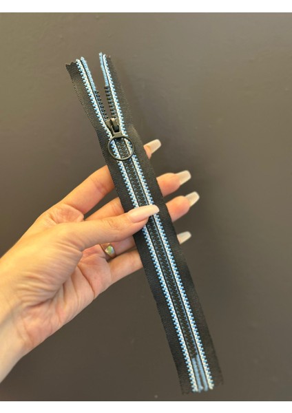 24X3 cm Desenli Fermuar fırsatları