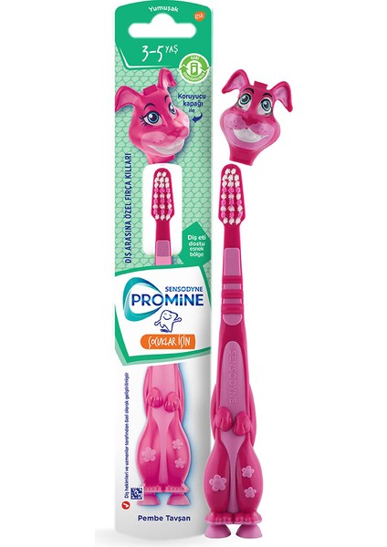 2 Adet Sensodyne Promine Çocuk 3-5 Yaş Tavşan Diş Fırçası fiyatları