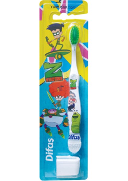 3 Adet Difaş Diş Fırçası Z Takımı Çocuk Yumuşak