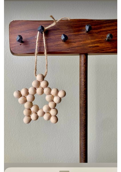 3 Adet Dekoratif Ahşap Boncuk Yıldız Model Kapı Duvar Mutfak Bebek Odası Süsleri Hediyelik fiyatları