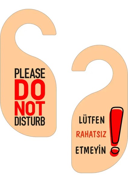 Please Do Not Disturb, Lütfen Rahatsız Etmeyin Kapı Askısı Kapı Uyarı Levhası fiyatları