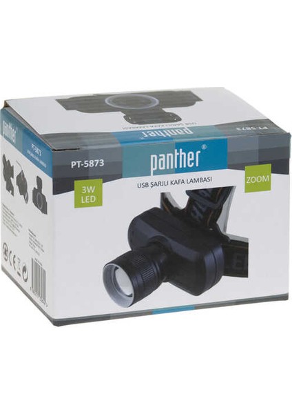 PT-5873 Şarjlı Kafa Lambası