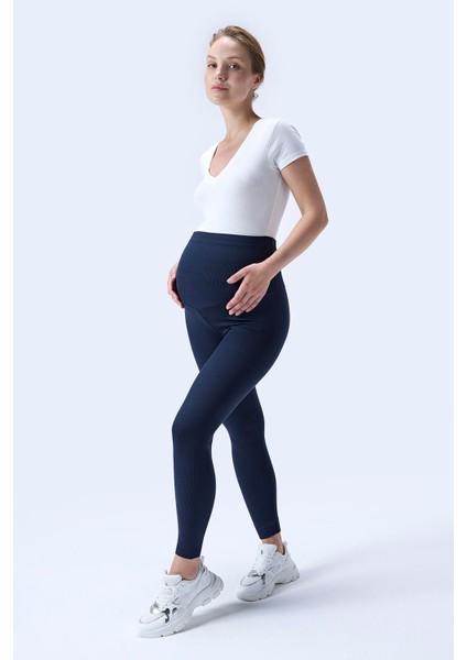 Imaj 371 Lacivert Renk Toparlayıcı ve Extra Esnek Etkili Yüksek Bel Hamile Tayt indirimleri