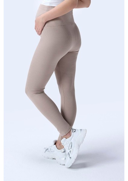 Imaj 371 Bej Renk Toparlayıcı ve Extra Esnek Etkili Yüksek Bel Hamile Tayt modelleri