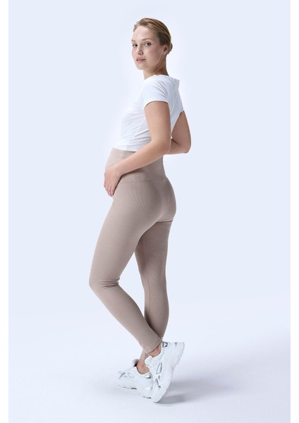 Imaj 371 Bej Renk Toparlayıcı ve Extra Esnek Etkili Yüksek Bel Hamile Tayt fırsatları