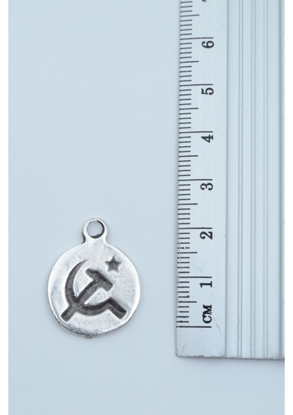 Minimal Orak Çekiç Gümüş Kaplama Örme Zincir Kolye modelleri