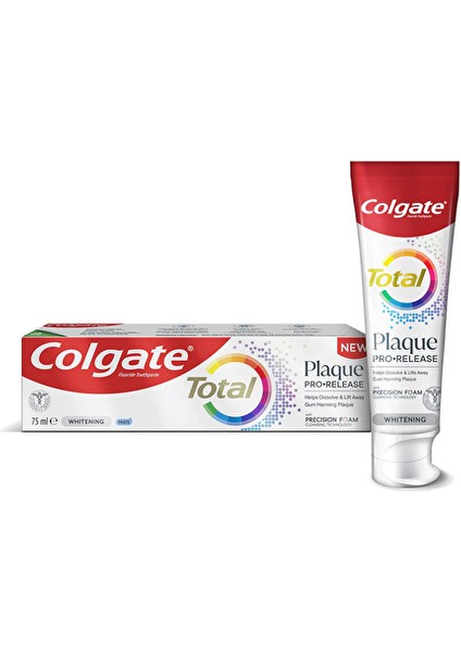 2 Adet Colgate Diş Macunu Total Plaque Pro Release 75 ml