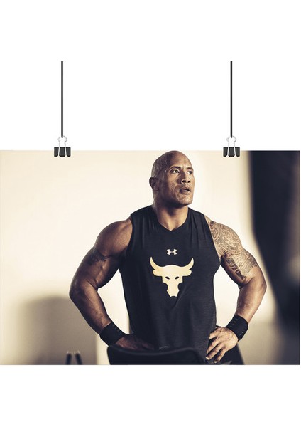 Dwayne Johnson Poster2 - Retro Duvar Dekoru