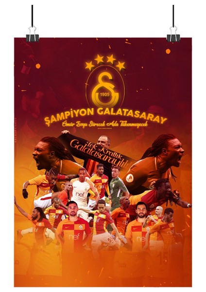 Galatasaray Poster2 - Retro Duvar Dekoru