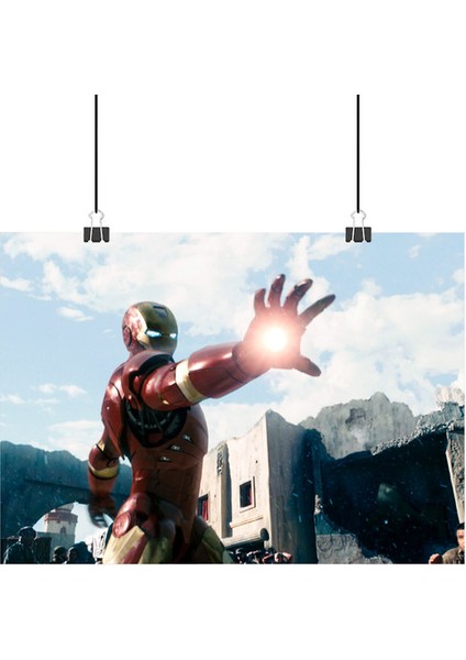 Iron Man Poster3 - Retro Duvar Dekoru