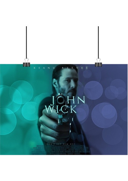 John Wick Poster2 - Retro Duvar Dekoru