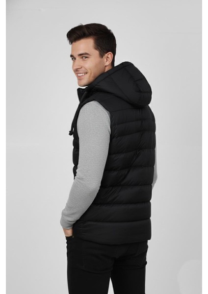 Erkek Kapüşonlu Spor Yelek 4300 BGL-ST04895 modelleri