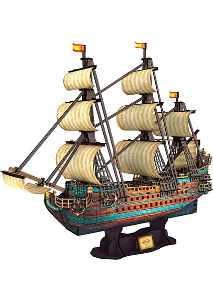 4 Adet San Felipe Gemisi 3D Puzzle