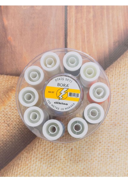 Iplik Dikiş Seti Bora 10'lu