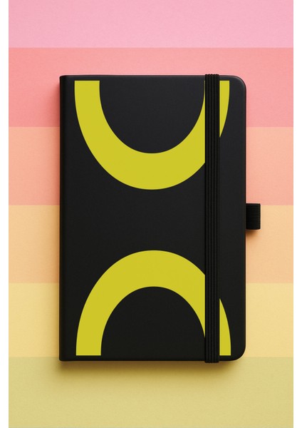 Soon Baskılı Tarihsiz Yuvarlak Köşeli Desenli Uv Termo Defter