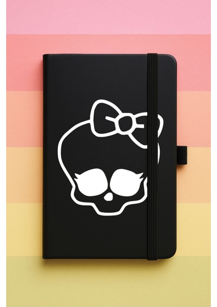 Monster Baskılı Tarihsiz Yuvarlak Köşeli Desenli Uv Termo Defter