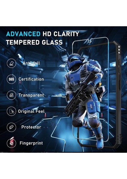 Samsung Galaxy A56 Uyumlu Ekran Koruyucu Kılıf Sürgülü Yüzüklü Standlı Darbe Emici Tank Kapak