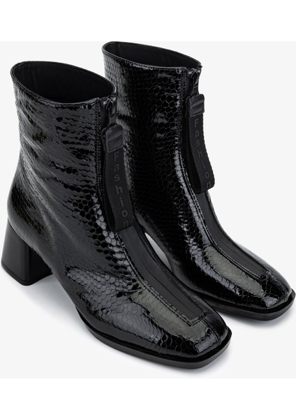 Kadın Hakiki Deri Siyah Topuklu Bot 1167 4010 Bn Bot SK25-26 Sıyah Bsk Dr fiyatları