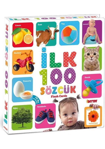 1482 Flash Cards Ilk 100 Sözcük -Dıytoy