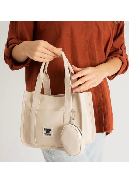 Birinci Sınıf Ek Cüzdanlı El Omuz Çantası