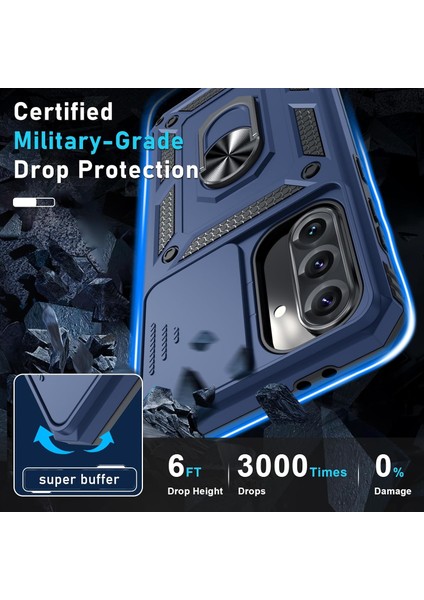 Samsung Galaxy A36 Uyumlu Ekran Koruyucu Kılıf Sürgülü Yüzüklü Standlı Darbe Emici Tank Kapak indirimleri