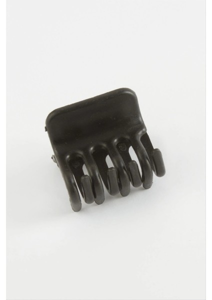 Düz Siyah Renkli Mandal Toka 4 cm