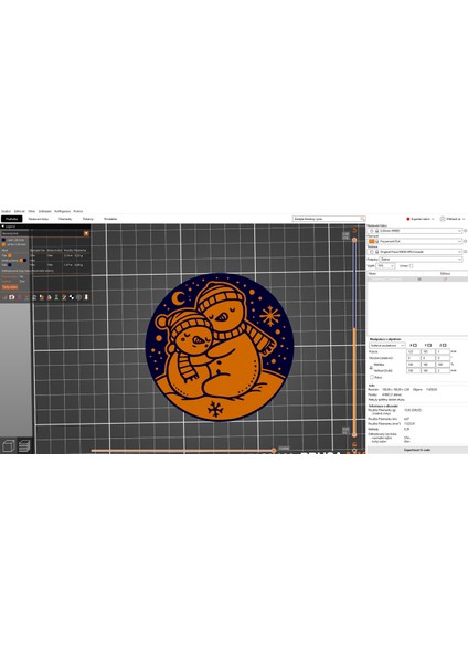 Snowman (17) Coaster (Sadece Plastik Aparattır!!!) 3D