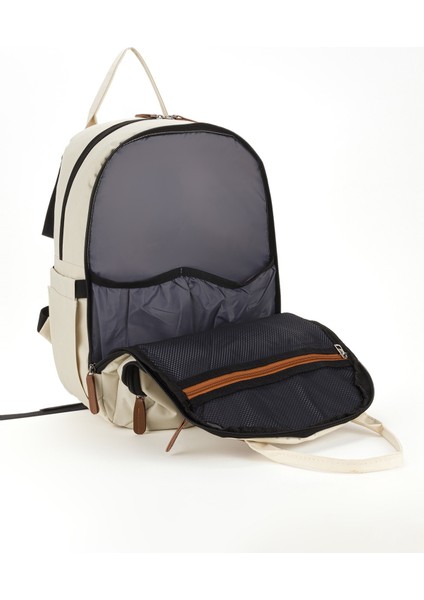 Anne Bebek Bakım Sırt Çantası Alt Açma Matı ve Anahtarlık Hediyeli