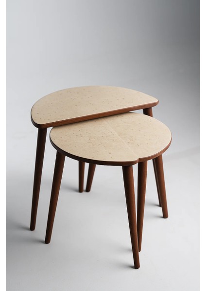 Idek Home 3'lü Zigon Sehpa %100 Mdf Roma Model