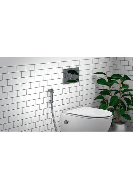 Consolatus El Tahareti– Krom | Paslanmaz Çelik Hortumlu | Duvar Askılı | Shut-Off fırsatları