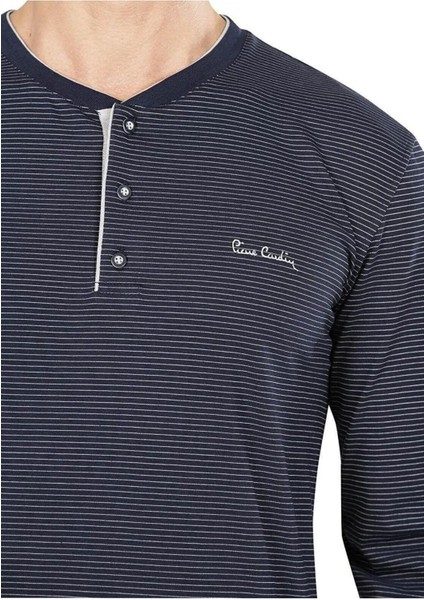 Erkek Penye Lacivert Pijama Takımı Çorap Hediyeli fiyatları