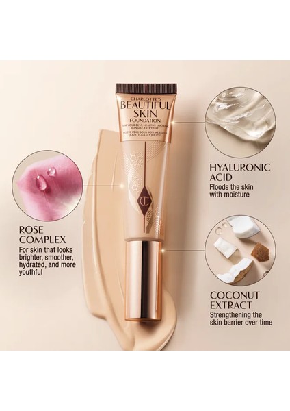 Charlotte's Beautiful Skin Foundation - Fondöten 7 Neutral (30 Ml)